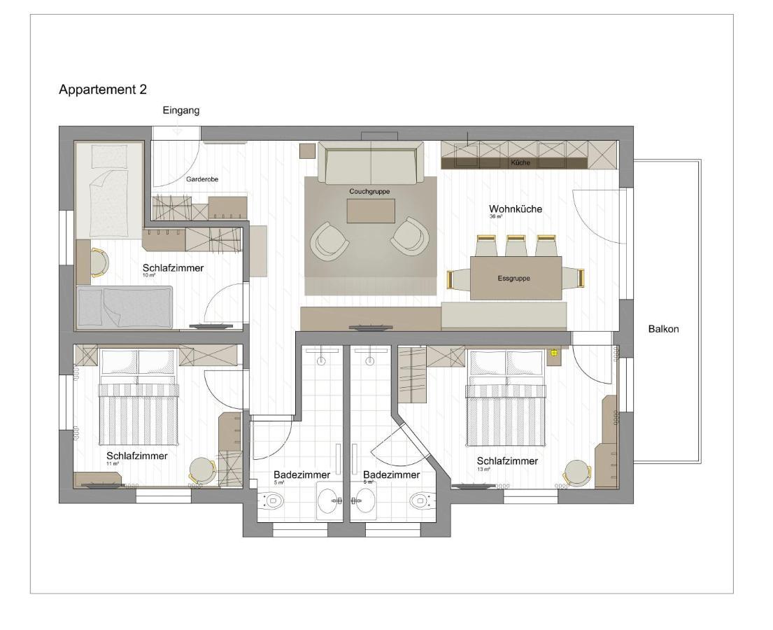 Bergfink Apartments Флахау Екстериор снимка